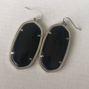 BLACK KENDRA SCOTT EARRINGS